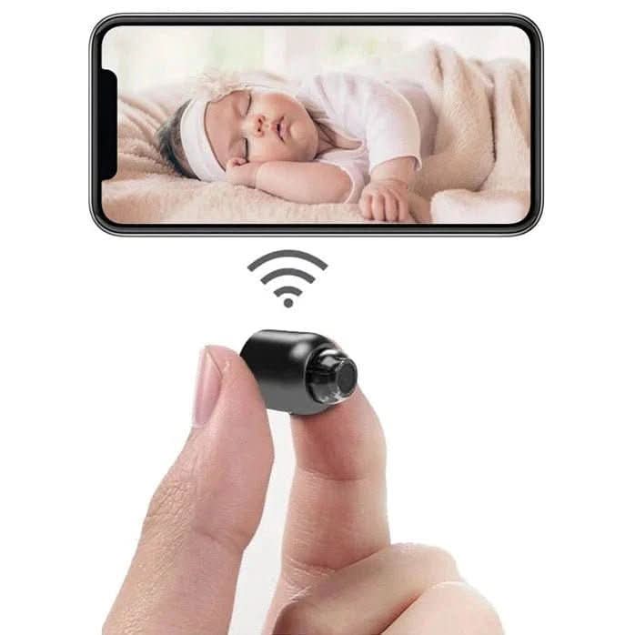 Microcamera wireless con visione notturna potenziata per sorveglianza discreta