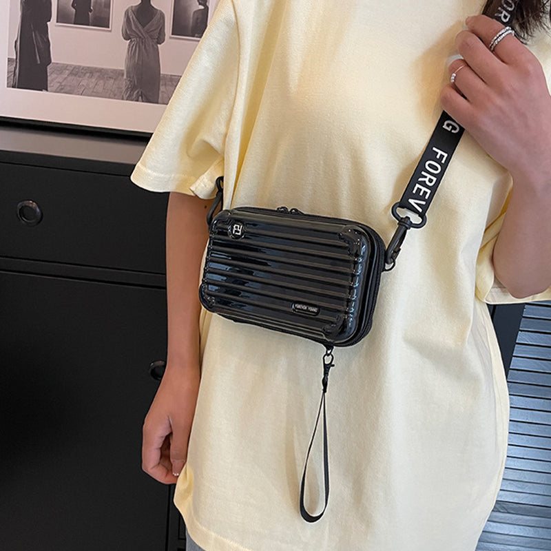 Mini borsa a forma di valigia