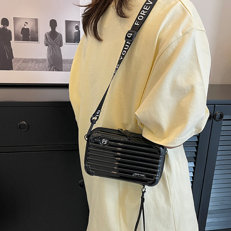 Mini borsa a forma di valigia