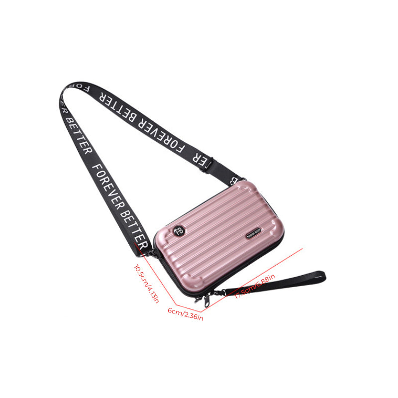 Mini borsa a forma di valigia