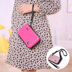 Mini borsa a forma di valigia per donna