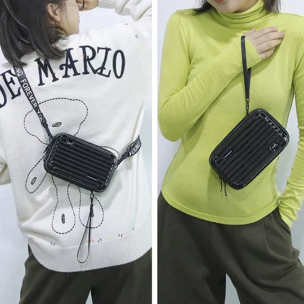 Mini borsa a tracolla stile valigia per tutti i giorni