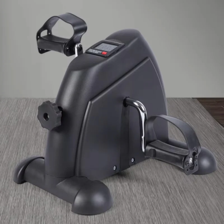Mini cyclette a pedali con display LCD – Pedaliera elettrica compatta per allenamento a casa e ufficio