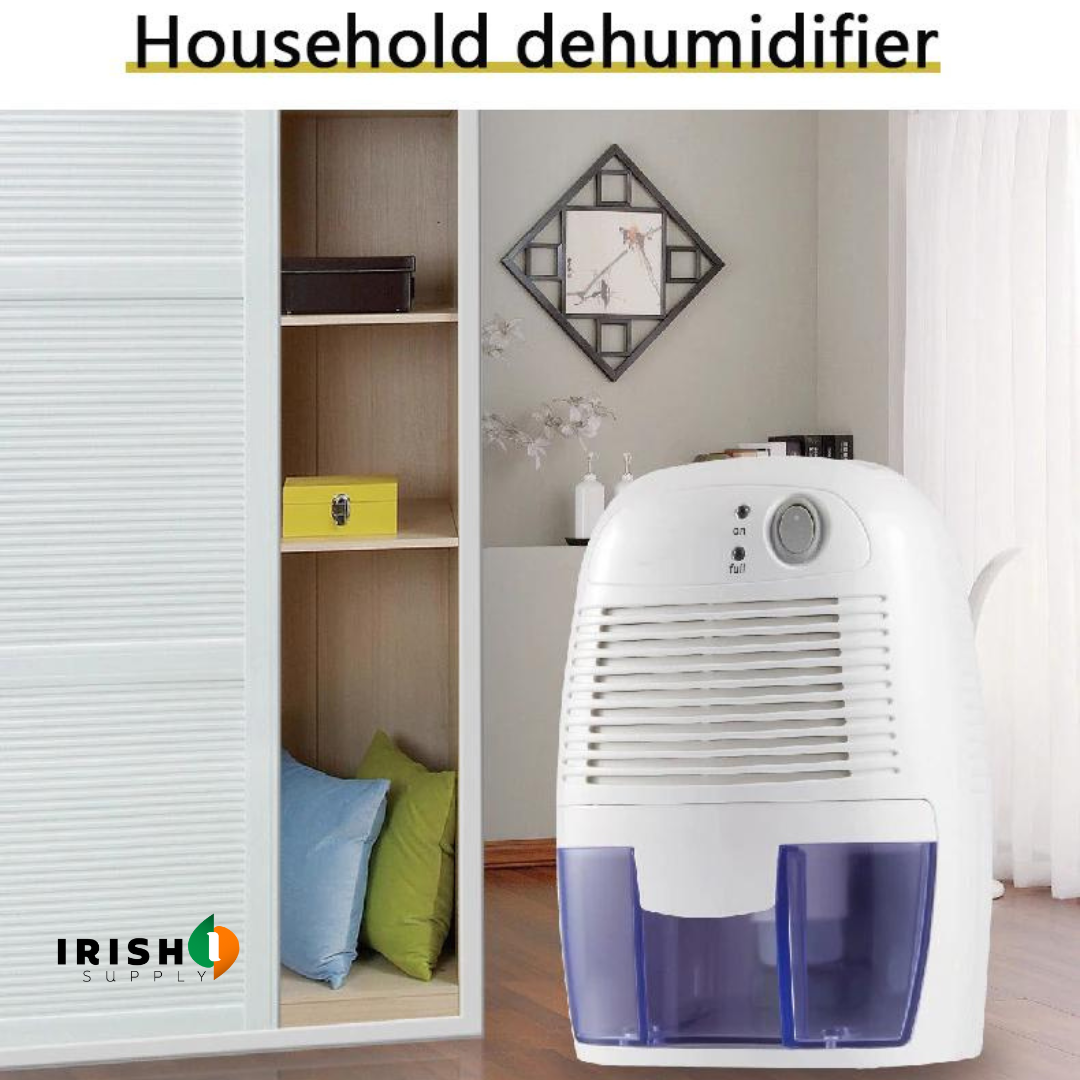Mini deumidificatore portatile per bagno e cantina con serbatoio da 500 ml