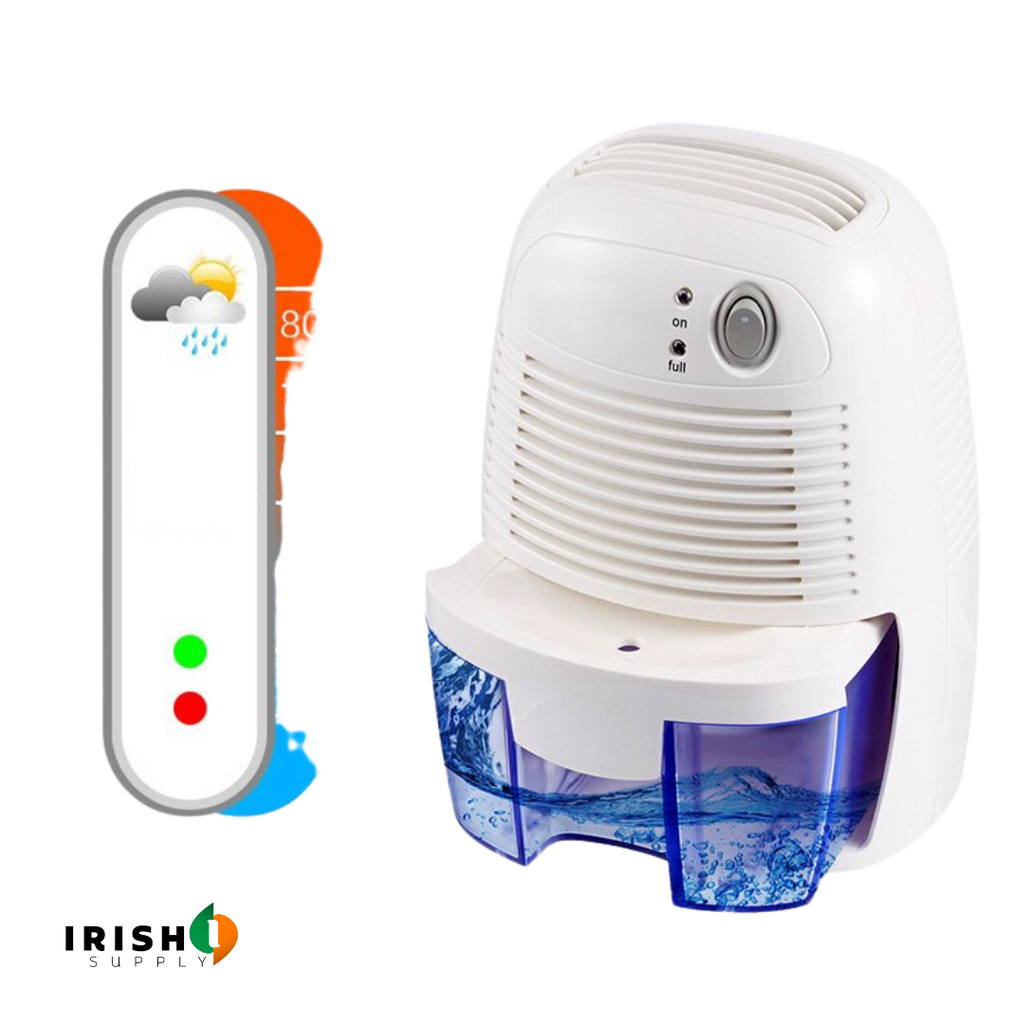Mini deumidificatore portatile per bagno e cantina con serbatoio da 500 ml