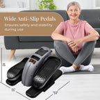 Mini ellittica elettrica per gambe – esercizio da seduto a casa