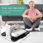 Mini ellittica elettrica per gambe – esercizio da seduto a casa