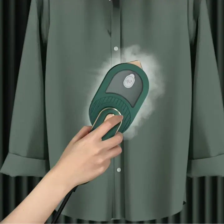 Mini ferro da stiro portatile – funzione a secco e vapore