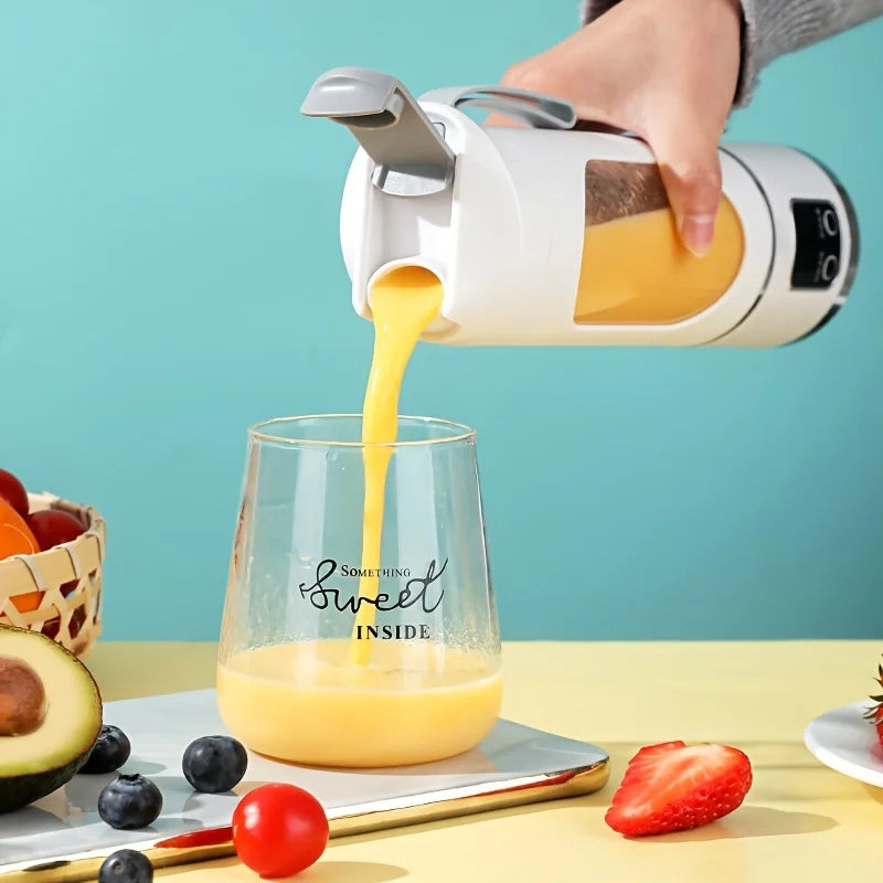 Mini frullatore portatile Juicello con 8 lame – ricaricabile e senza fili per smoothie e granite