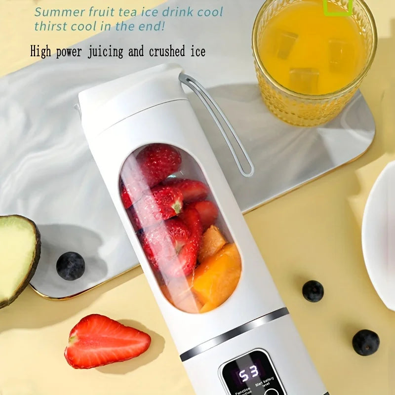 Mini frullatore portatile Juicello con 8 lame – ricaricabile e senza fili per smoothie e granite