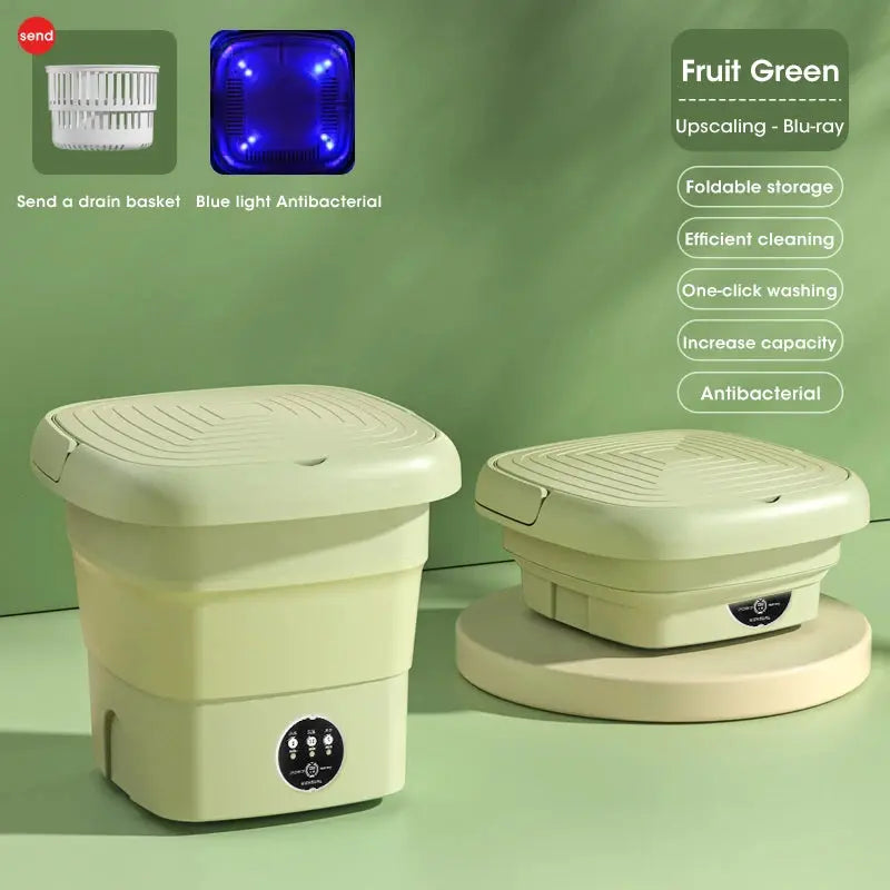 Mini lavatrice pieghevole 4,5 L – compatta e delicata
