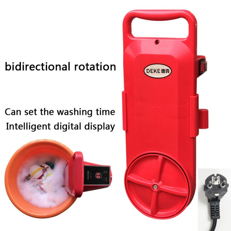 Mini lavatrice portatile con timer digitale per piccoli carichi