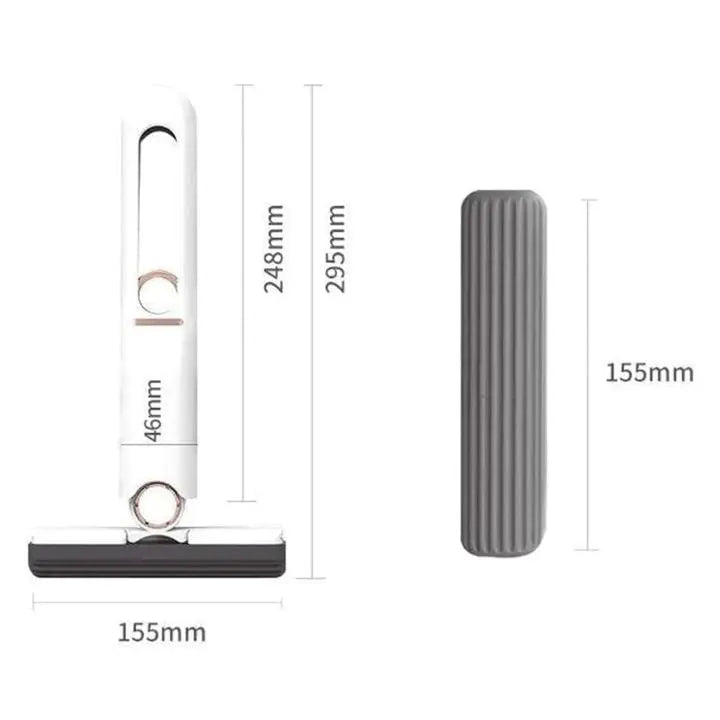 Mini mocio pieghevole con strizzatura automatica