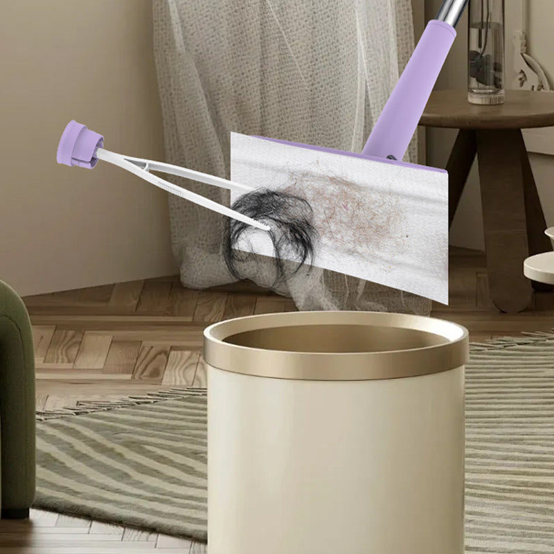Mini mop con clip per panni catturapolvere