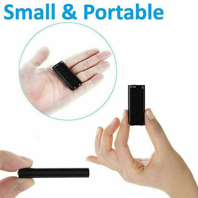 Mini registratore vocale USB 8 GB con funzione MP3