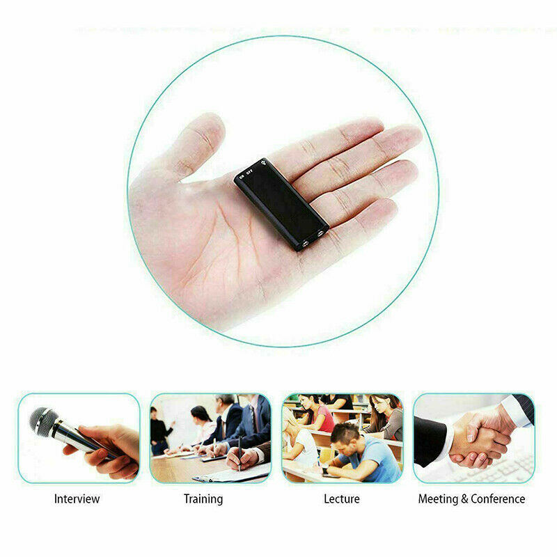 Mini registratore vocale USB 8 GB con funzione MP3