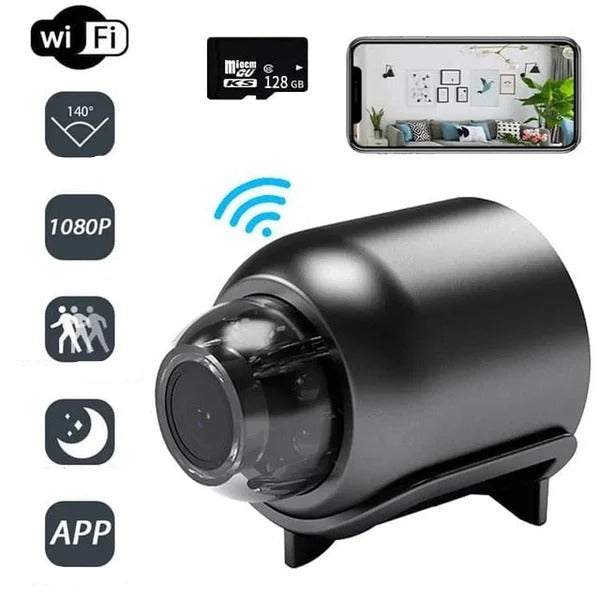 Mini telecamera LuxVision Elite 1080P HD wireless per sorveglianza discreta