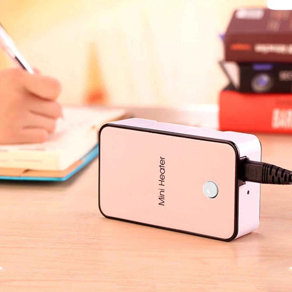 Mini termoventilatore ceramico portatile con riscaldamento PTC a risparmio energetico per casa e ufficio