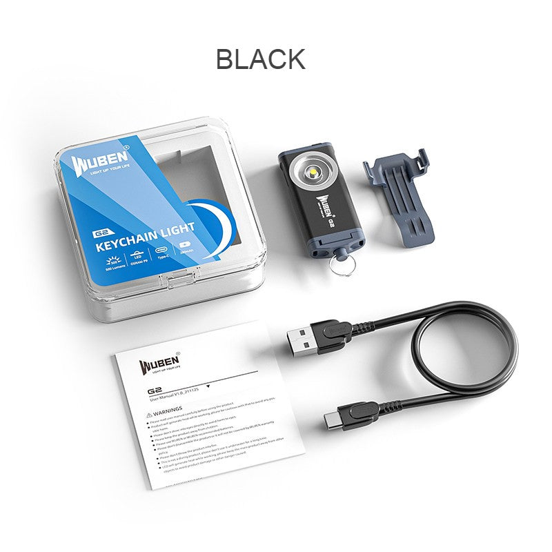 Mini torcia LED ricaricabile portatile per escursioni, campeggio, riparazioni e lettura