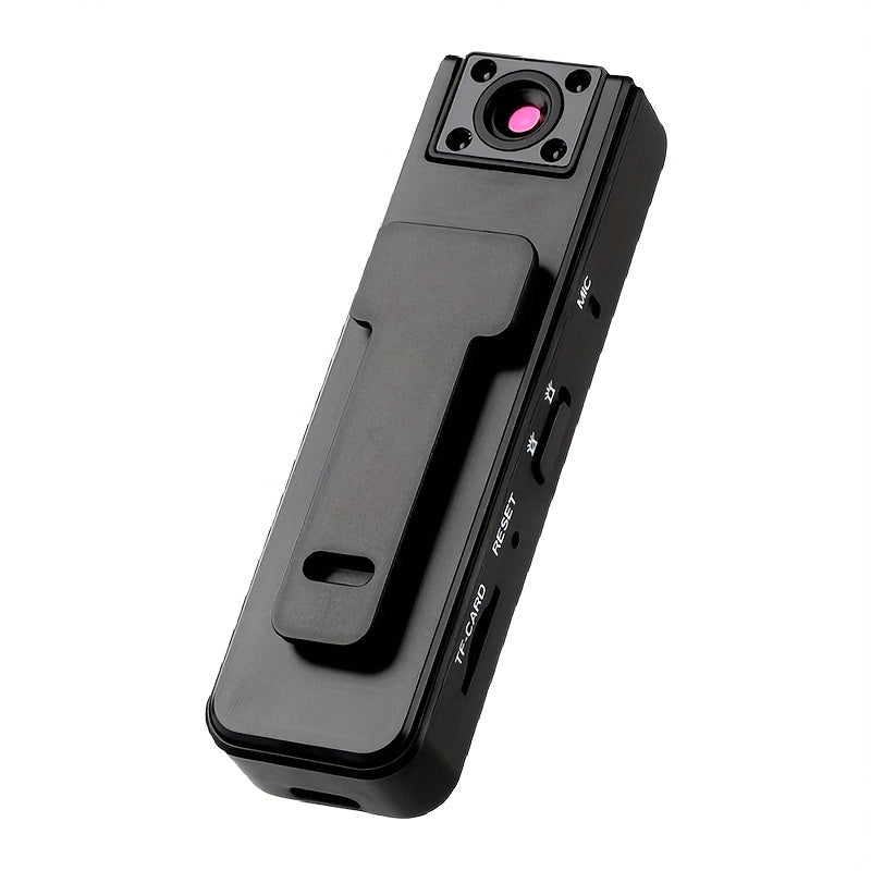 Mini videocamera con clip per registrazione video