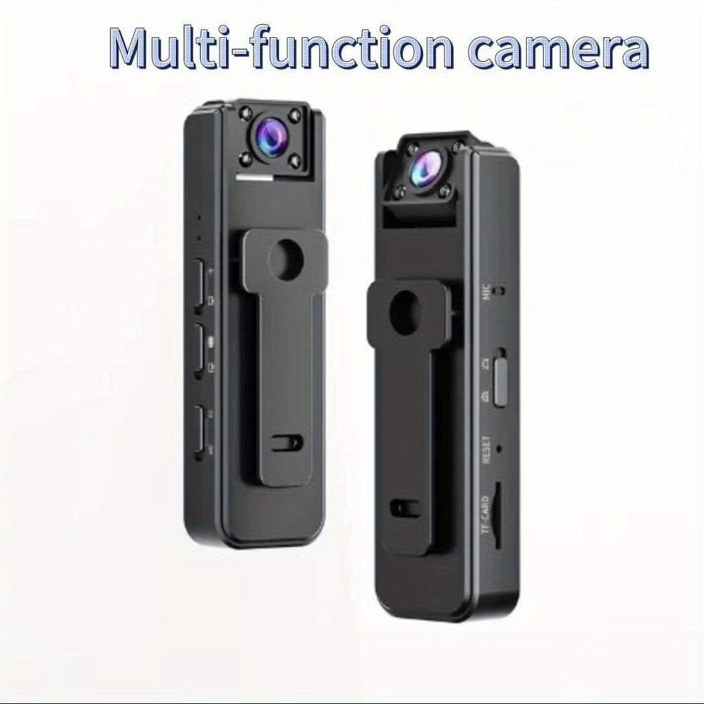 Mini videocamera con clip per registrazione video