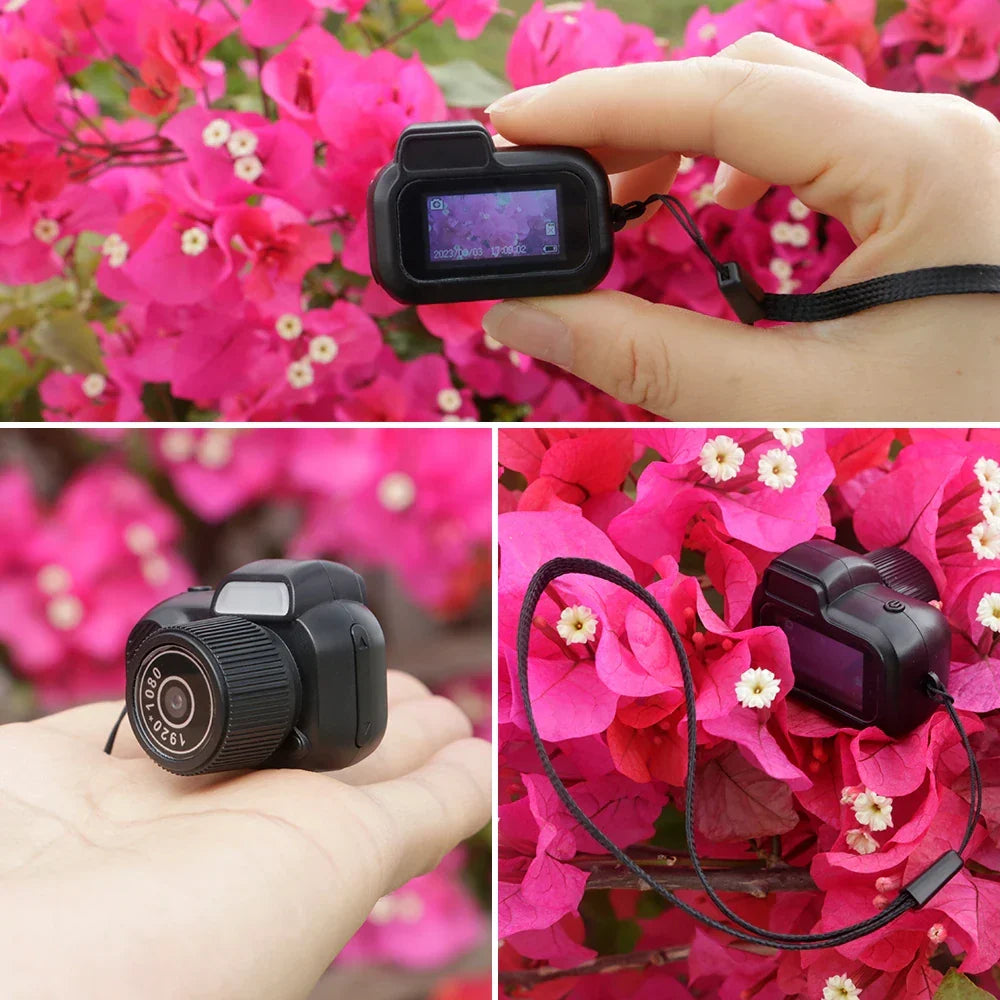Mini videocamera retrò con schermo