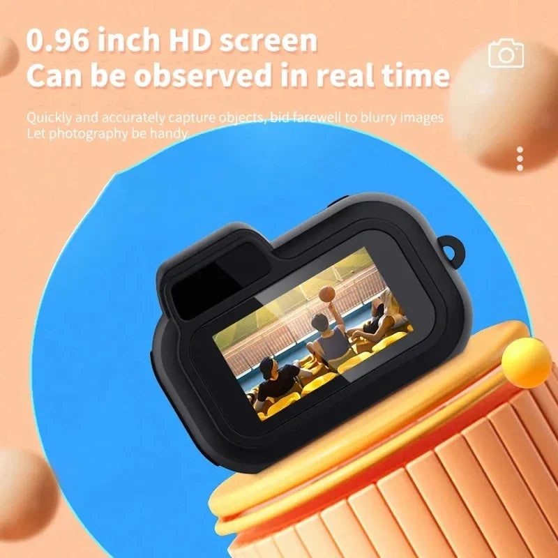 Mini videocamera retrò con schermo