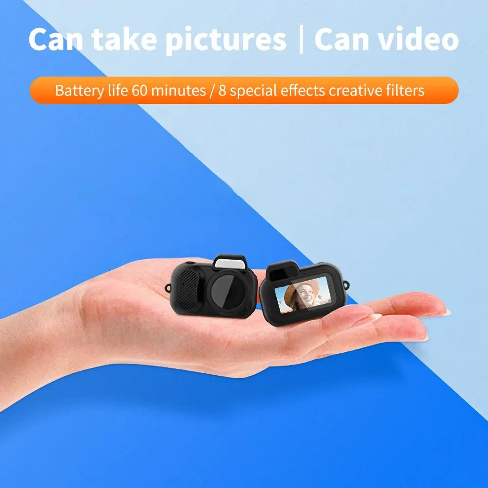 Mini videocamera retrò con schermo