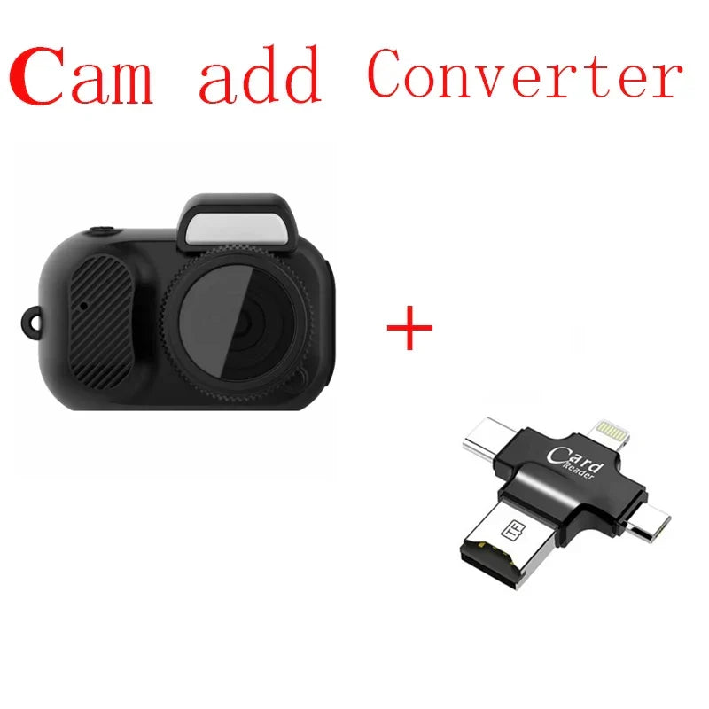 Mini videocamera retrò con schermo