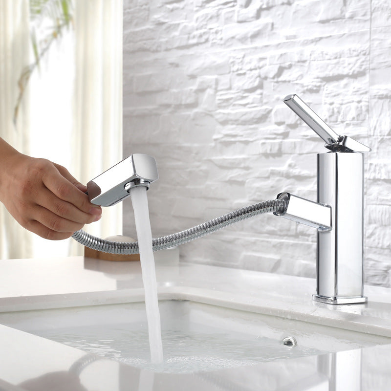 Miscelatore monocomando stile glamour con bocca girevole