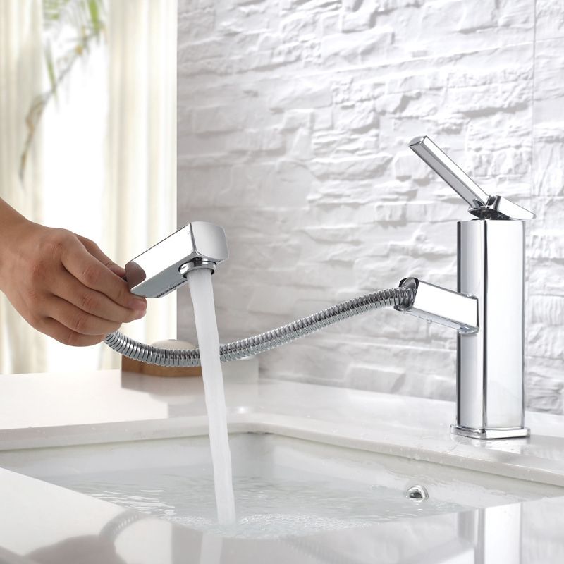 Miscelatore monocomando stile glamour con bocca girevole