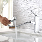 Miscelatore monocomando stile glamour con bocca girevole