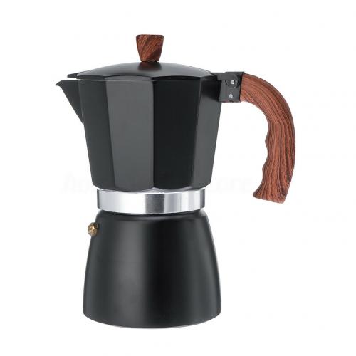 Moka in alluminio per caffè espresso stile italiano