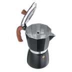 Moka in alluminio per caffè espresso stile italiano
