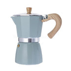 Moka in alluminio per caffè espresso stile italiano