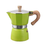 Moka in alluminio per caffè espresso stile italiano