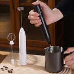 Montalatte elettrico ricaricabile con doppia frusta