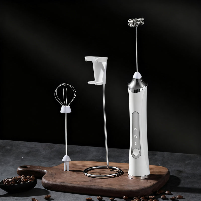 Montalatte elettrico, USB-C, funzioni multiple