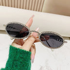 Montatura occhiali donna con perle decorative