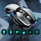 Mouse wireless GlideMaster con ricarica USB