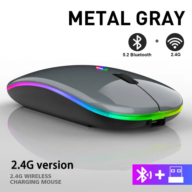 Mouse wireless LED Eindhoven ricaricabile Bluetooth