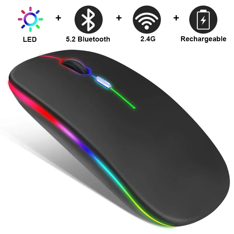 Mouse wireless LED Eindhoven ricaricabile Bluetooth