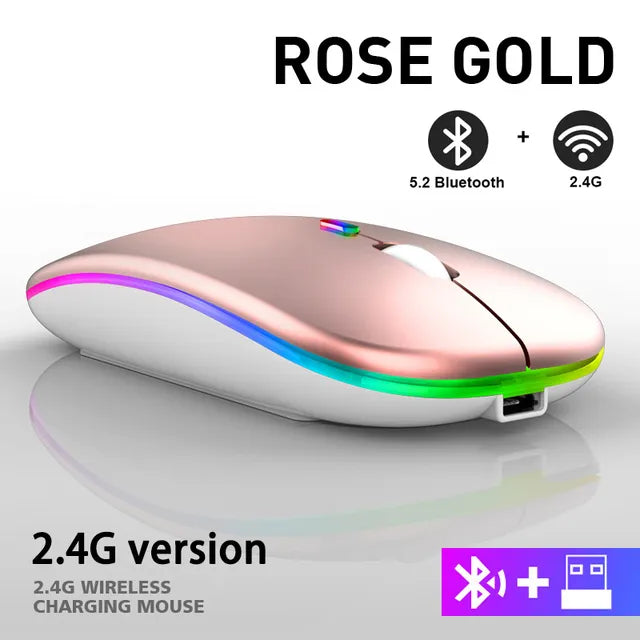 Mouse wireless LED Eindhoven ricaricabile Bluetooth
