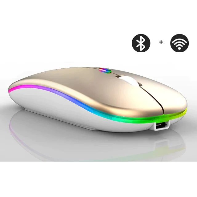 Mouse wireless ricaricabile LuxeClick con Bluetooth