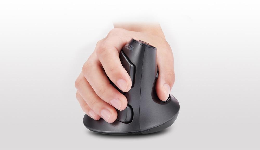 Mouse wireless verticale ergonomico a 6 pulsanti
