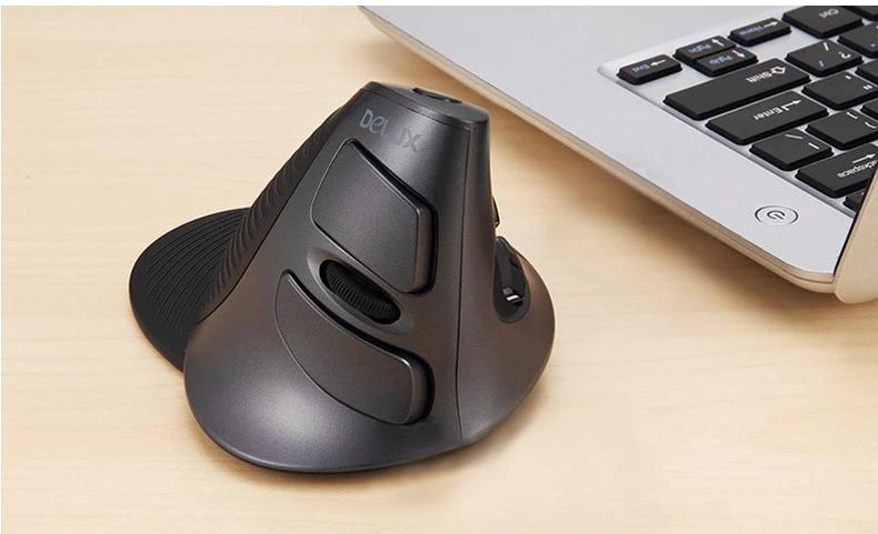 Mouse wireless verticale ergonomico a 6 pulsanti