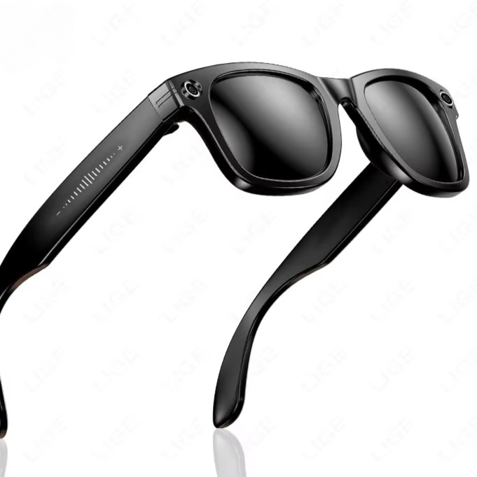 Occhiali smart con fotocamera, video, traduzione e audio Bluetooth