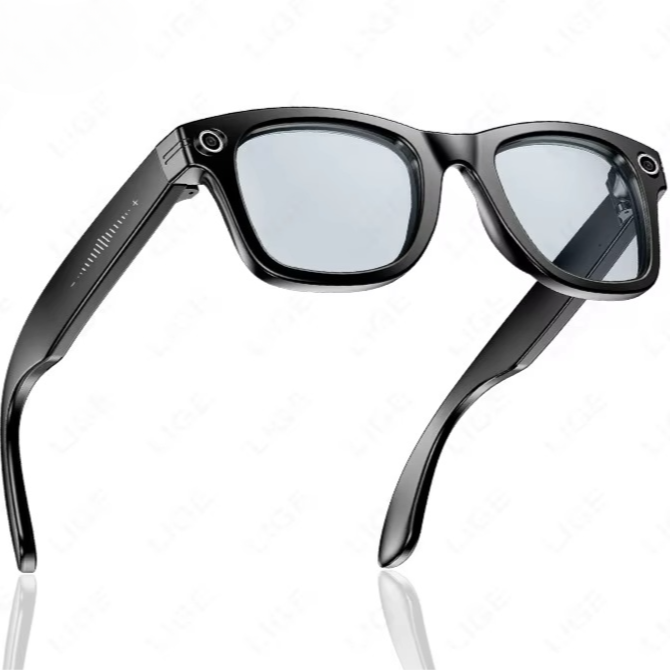 Occhiali smart con fotocamera, video, traduzione e audio Bluetooth