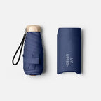 Ombrello mini Solivio con protezione UV e antivento ultraleggero