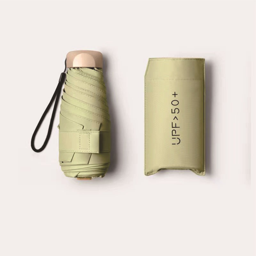 Ombrello mini Solivio con protezione UV e antivento ultraleggero